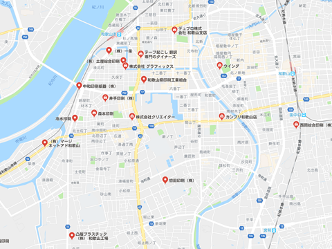 和歌山県の地図